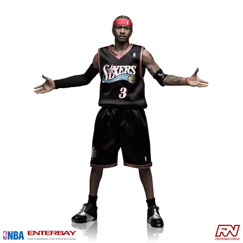 NBA Collection: Philadelphia 76ers Allen Iverson 1:6 Scale Real Masterpiece Figure