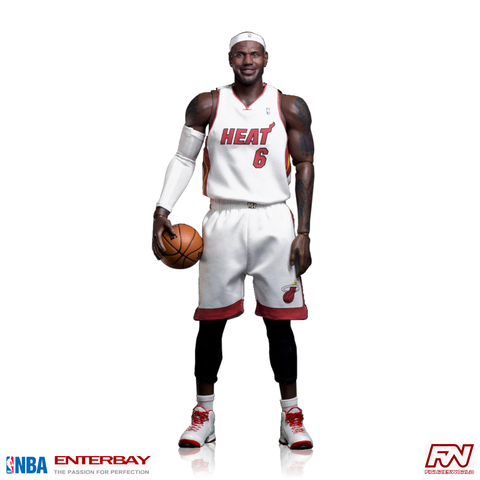 NBA Collection: Miami Heat LeBron James 1:6 Scale Real Masterpiece Figure