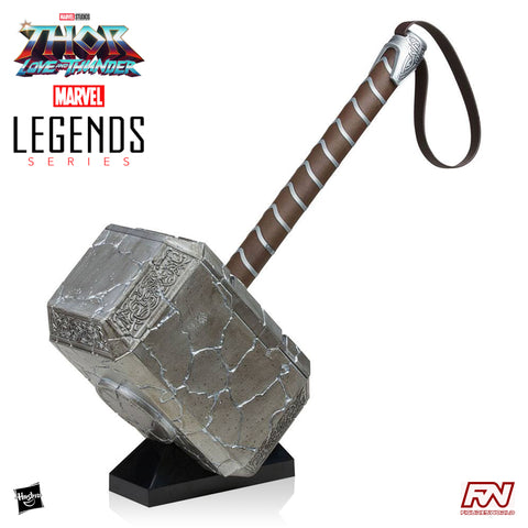 MARVEL LEGENDS SERIES Thor Mjolnir Premium Electronic Roleplay Hammer with lights and sound FX