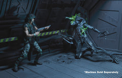 ALIENS SERIES 12: Xenomorph Warrior Battle Damaged (Blue) Action Figure