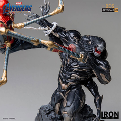 AVENGERS ENDGAME: Iron Spider Vs Outrider BDS Art Scale 1/10 Statue