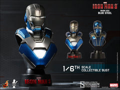 IRON MAN 3: Blue Steel Mark XXX 1:6 Scale Collectible Bust