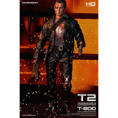 TERMINATOR 2: JUDGMENT DAY T-800 (Battle Damaged Edition) 1:4 Scale HD Masterpiece Figurine