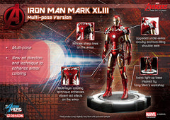 AVENGERS: AGE OF ULTRON Iron Man Mark XLIII Multi-Pose Version 1/9 Action Hero Vignette