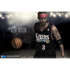 NBA Collection: Philadelphia 76ers Allen Iverson 1:6 Scale Real Masterpiece Figure