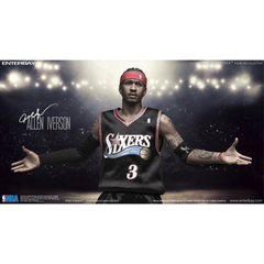 NBA Collection: Philadelphia 76ers Allen Iverson 1:6 Scale Real Masterpiece Figure