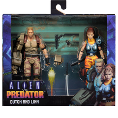 Aliens VS. Predator (Arcade) Dutch & Linn 7-Inch Scale Action Figure 2-Pack