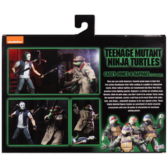 Teenage Mutant Ninja Turtles 90’s Movie Casey Jones & Raphael (In Disguise) 2-Pack 7-inch Scale Action Figures