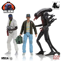 ALIEN 40TH ANNIVERSARY Wave 2 Action Figure Set of 3