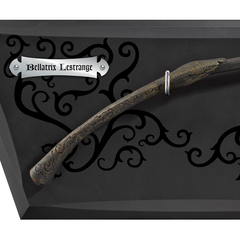 HARRY POTTER: Bellatrix Lestrange’s Wand and Display