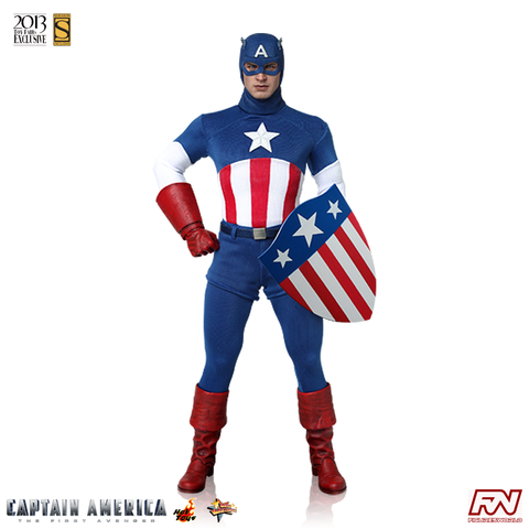 CAPTAIN AMERICA: EXCLUSIVE Captain America (Star Spangled Man Version) 1:6 Scale Figure