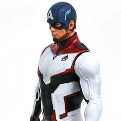 MARVEL MOVIE GALLERY: AVENGERS ENDGAME Captain America Team Suit PVC Diorama