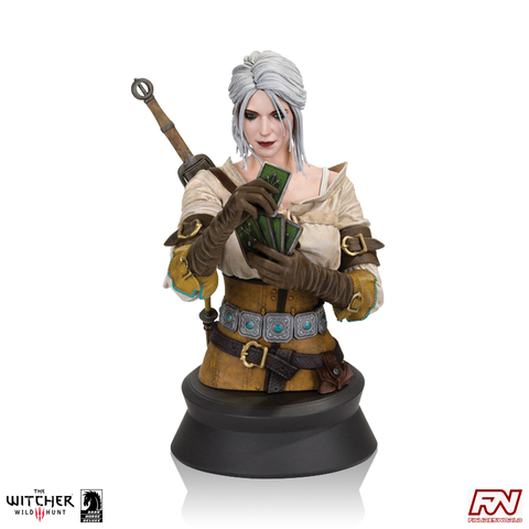 THE WITCHER 3 - WILD HUNT: Ciri Playing Gwent Bust