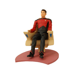 STAR TREK: THE NEXT GENERATION Commander William Riker with Command Chair