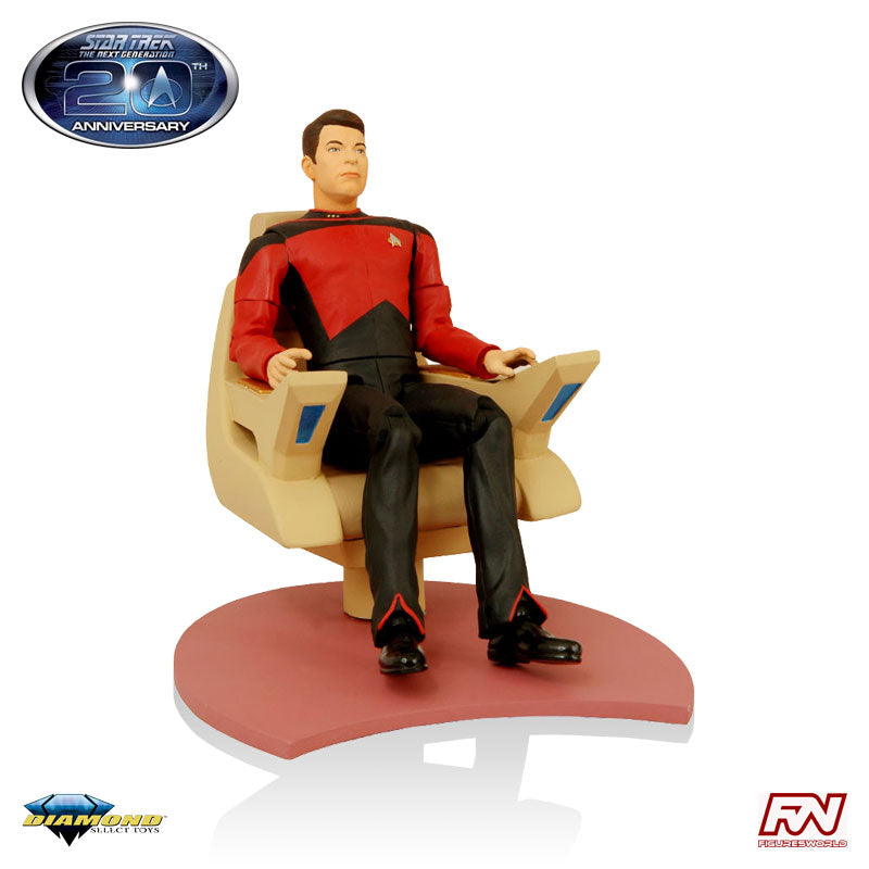 STAR TREK: THE NEXT GENERATION Commander William Riker with Command Chair