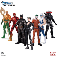 DC COMICS THE NEW 52: Super Heroes vs. Super Villains Action Figure 7-Pack