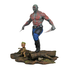 MARVEL MOVIE GALLERY: GUARDIANS OF THE GALAXY VOL. 2 Drax & Groot PVC Diorama