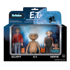 E.T. THE EXTRA TERRESTRIAL: ReAction Action Figure 3-Pack