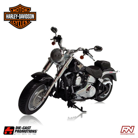 Harley-Davidson FLSTF Fat Boy Motorcycle 1:12 Scale Diecast Metal Replica