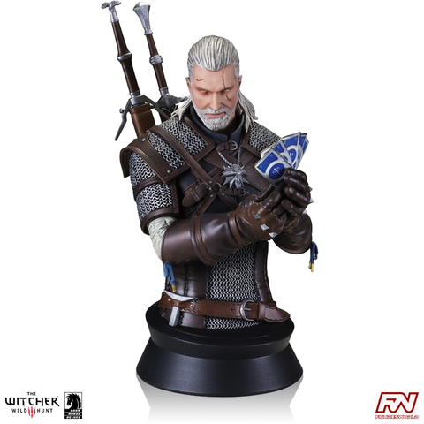 THE WITCHER 3 - WILD HUNT: Geralt Playing Gwent Bust