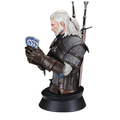 THE WITCHER 3 - WILD HUNT: Geralt Playing Gwent Bust