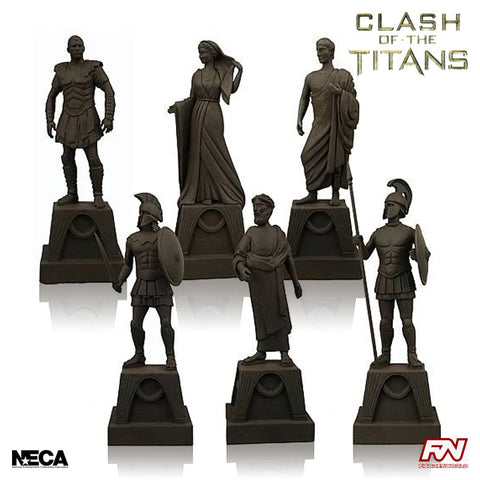 CLASH OF THE TITANS Figurines of the Gods Prop Replica Set
