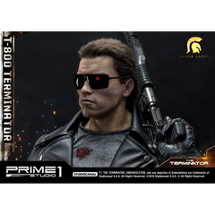 THE TERMINATOR: T-800 Terminator 1:2 Scale Statue Deluxe Version High Definition Museum Masterline Black Label