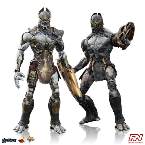 THE AVENGERS: Chitauri Commander and Chitauri Commander 1:6 Scale Movie Masterpiece Figure Set