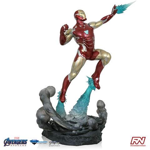 MARVEL MOVIE GALLERY: Iron Man MK85 PVC Diorama