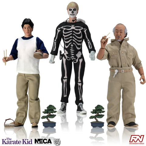 THE KARATE KID: Set of 3 8-Inch Scale Clothed Action Figures