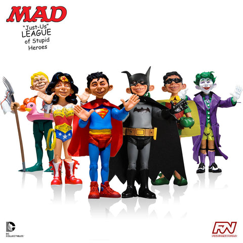 MAD "Just-Us" League Of Stupid Heroes Set of 6