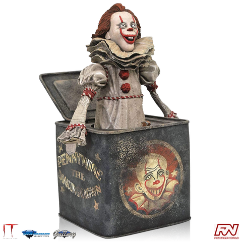IT CHAPTER TWO GALLERY: Pennywise In The Box PVC Diorama
