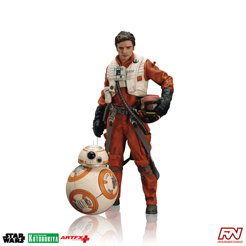 STAR WARS: Poe Dameron & BB-8 ArtFX+ Statue Two Pack