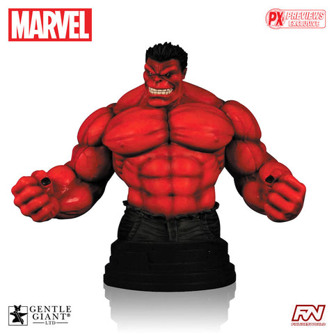 MARVEL COMICS: Red Hulk Mini Bust Previews Exclusive