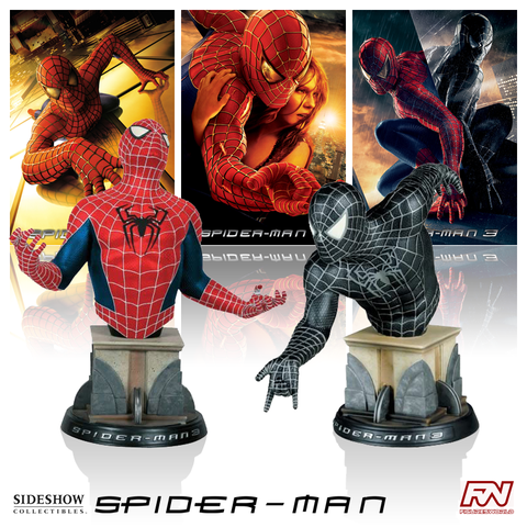 SPIDER-MAN Complete DVD-Box Japan Exclusive (with 2 Sideshow Busts)