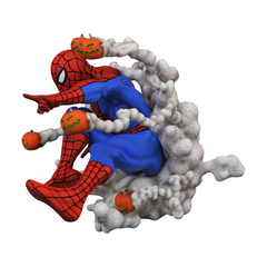 MARVEL COMIC GALLERY: Spider-Man (Pumpkin Bombs) PVC Diorama