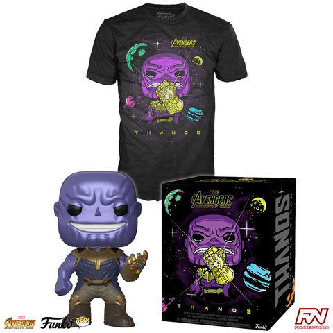 Avengers: Infinity War: Thanos Funko POP! & Tee Box Exclusive