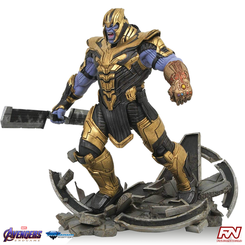 MARVEL MOVIE MILESTONES: AVENGERS ENDGAME Armored Thanos Resin Statue