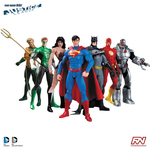 DC COMICS: The New 52 Justice League 7-Pack Action Figure Box Set [Pre-Owned/Loose]