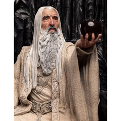 THE LORD OF THE RINGS  Saruman the White on Throne 1:6 Scale Statue